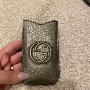 Gucci luggage tag/ card case (I used it as card case)